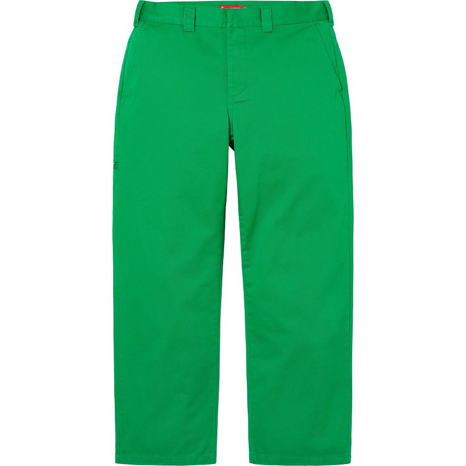 Supreme Arbeits Pant Hose Grün | DE418HK