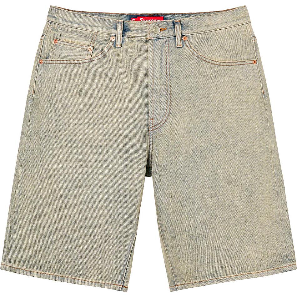 Supreme Baggy Denim Kurze Hose Khaki | DE357UT