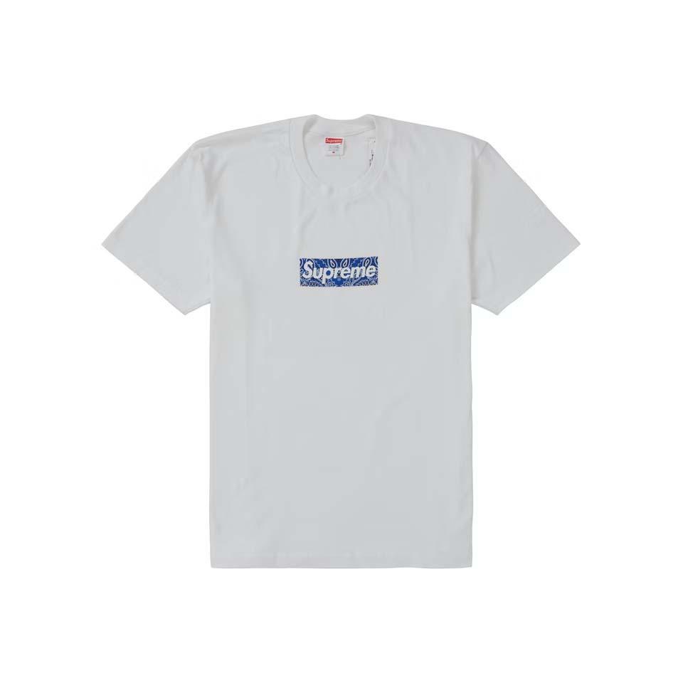 Supreme Bandana Box Logo T-shirts Weiß | DE203OR