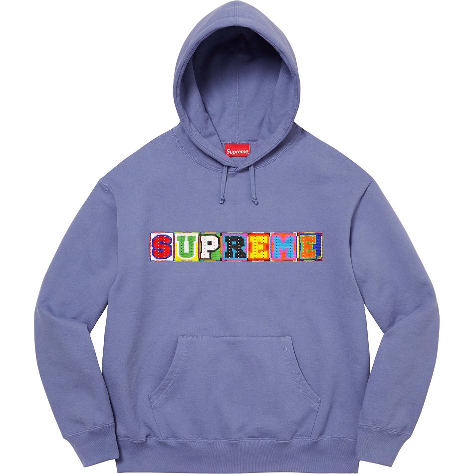 Supreme Beaded Mit Kapuze Sweatshirts Lila | DE274WY