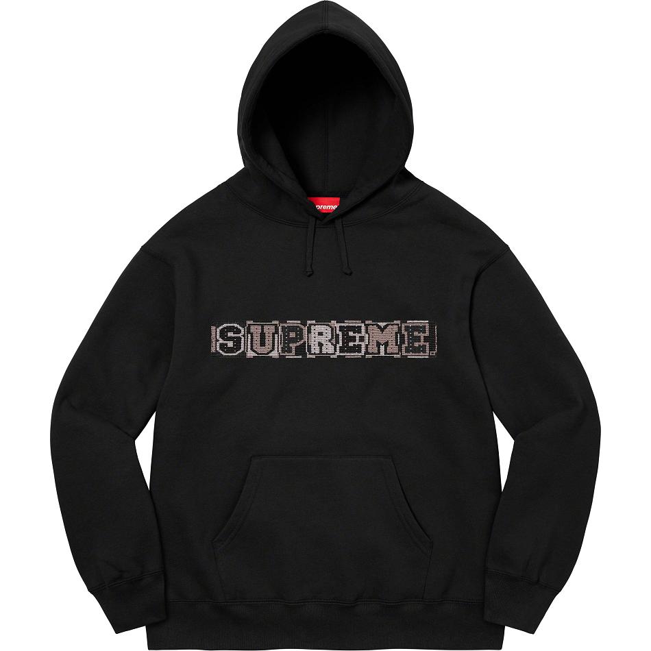 Supreme Beaded Mit Kapuze Sweatshirts Schwarz | DE275EX