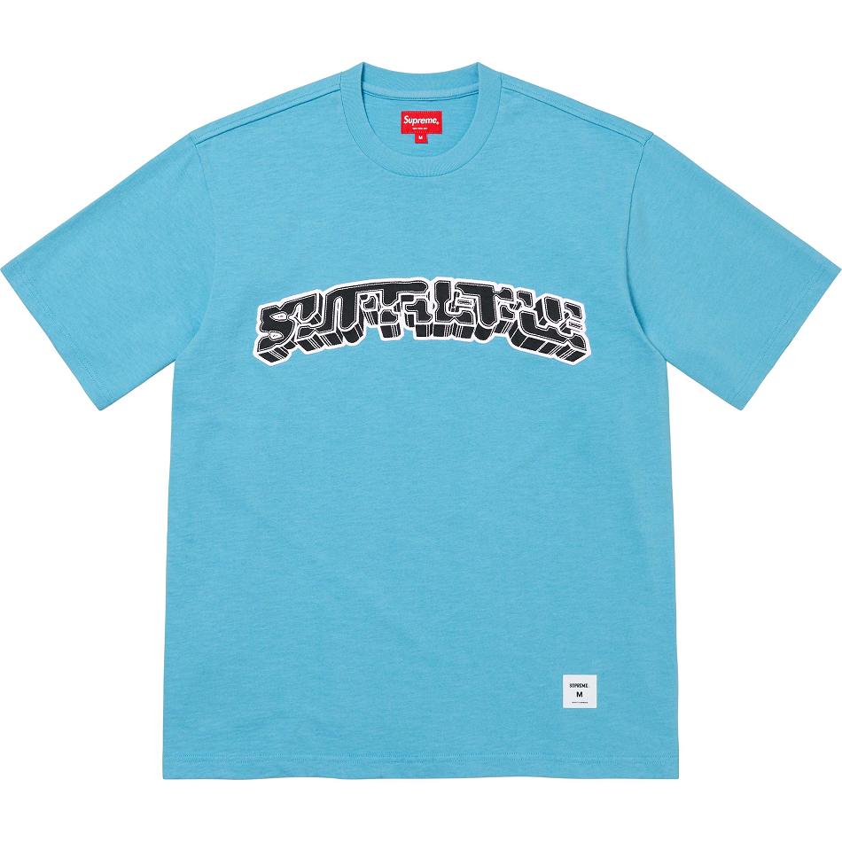 Supreme Block Arc S/S Top Pullover Blau | DE331UT