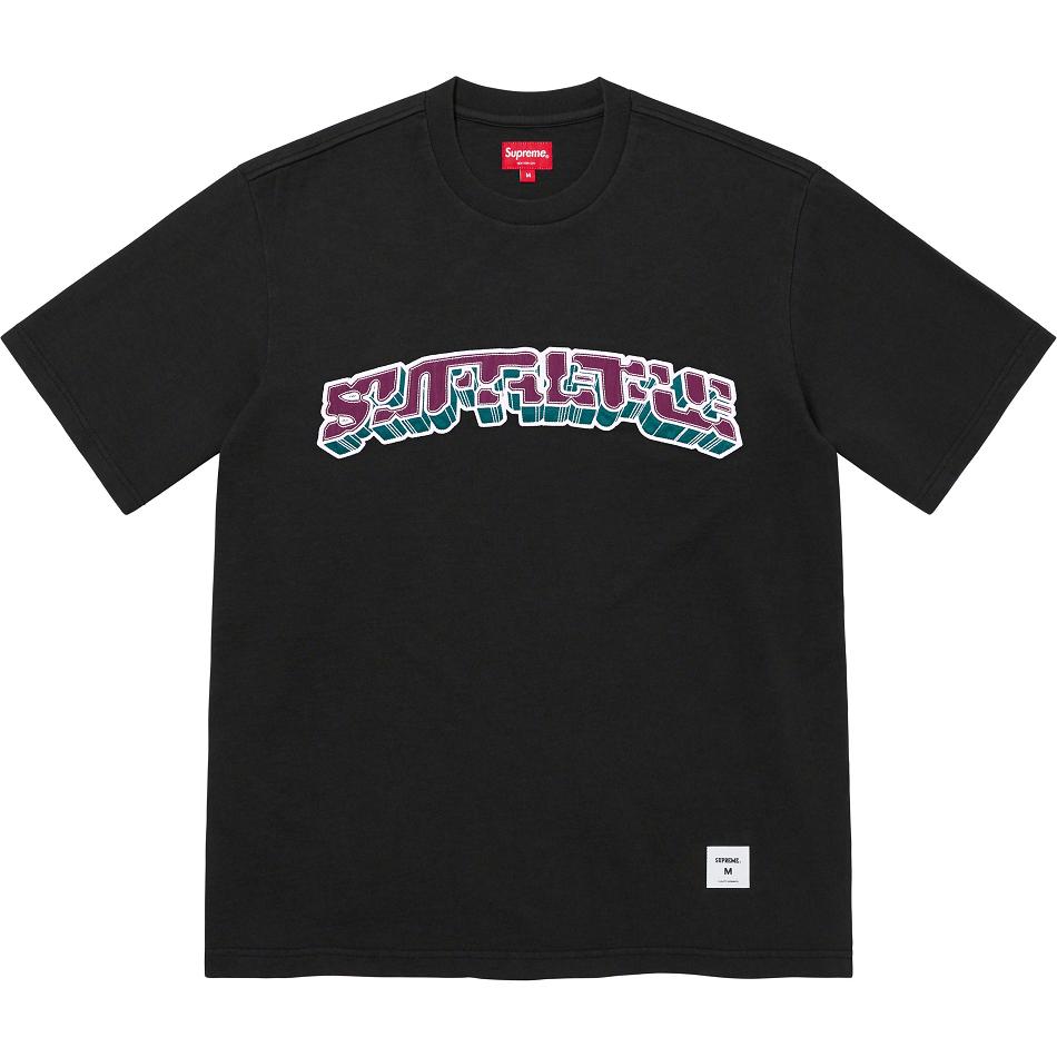 Supreme Block Arc S/S Top Pullover Schwarz | DE330YU