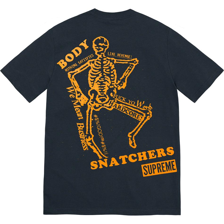 Supreme Body Snatchers Tee T-shirts Navy | DE244BC