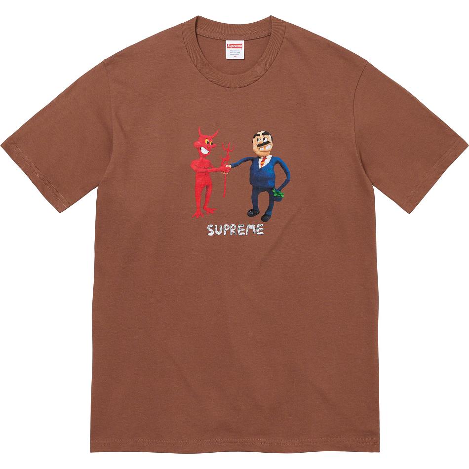 Supreme Business Tee T-shirts Braun | DE215XF