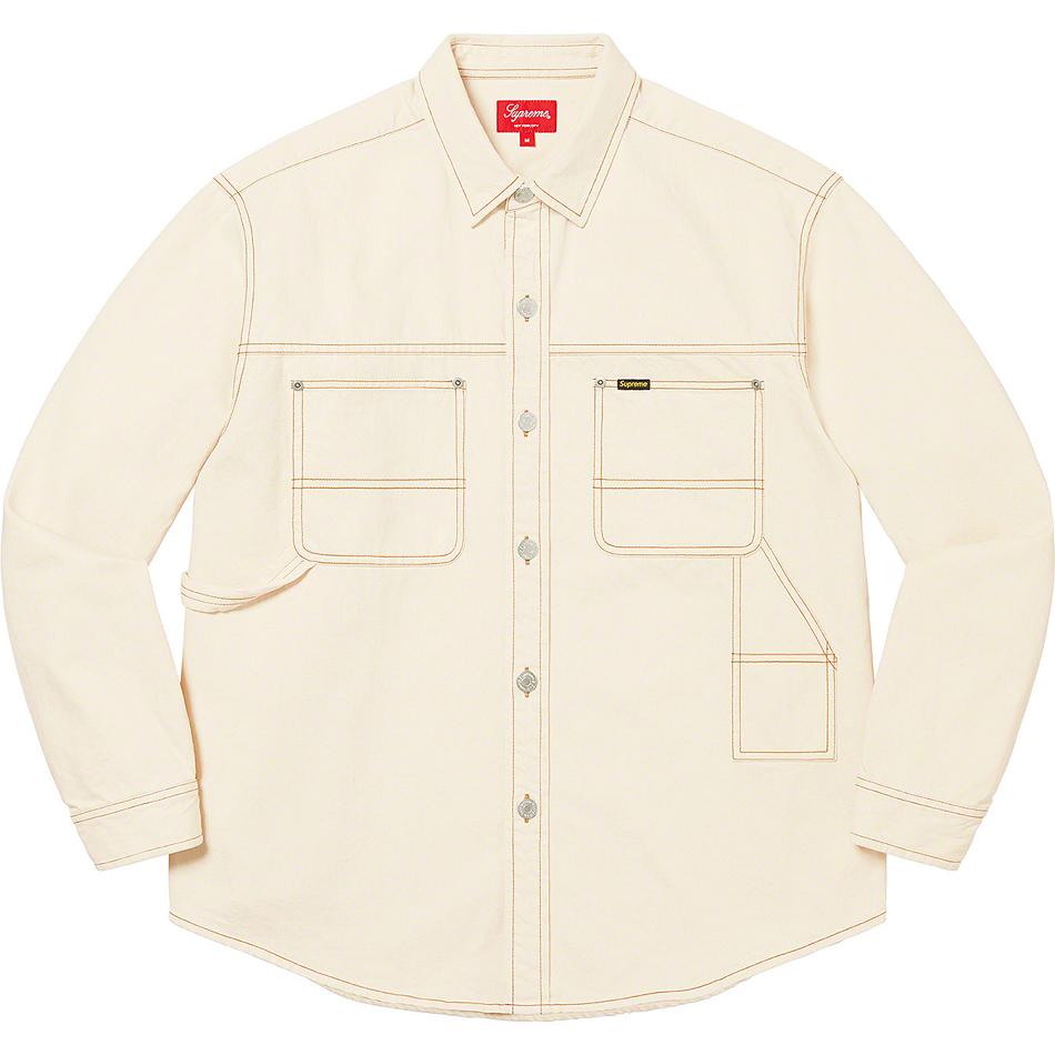 Supreme Denim Painter Hemd Beige | DE389DN