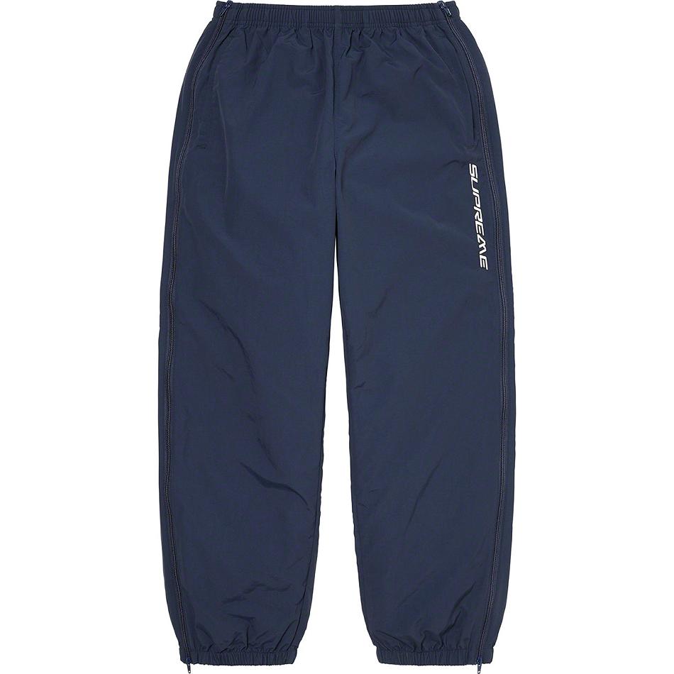 Supreme Full Zip Baggy Warm Up Pant Hose Navy | DE430WY