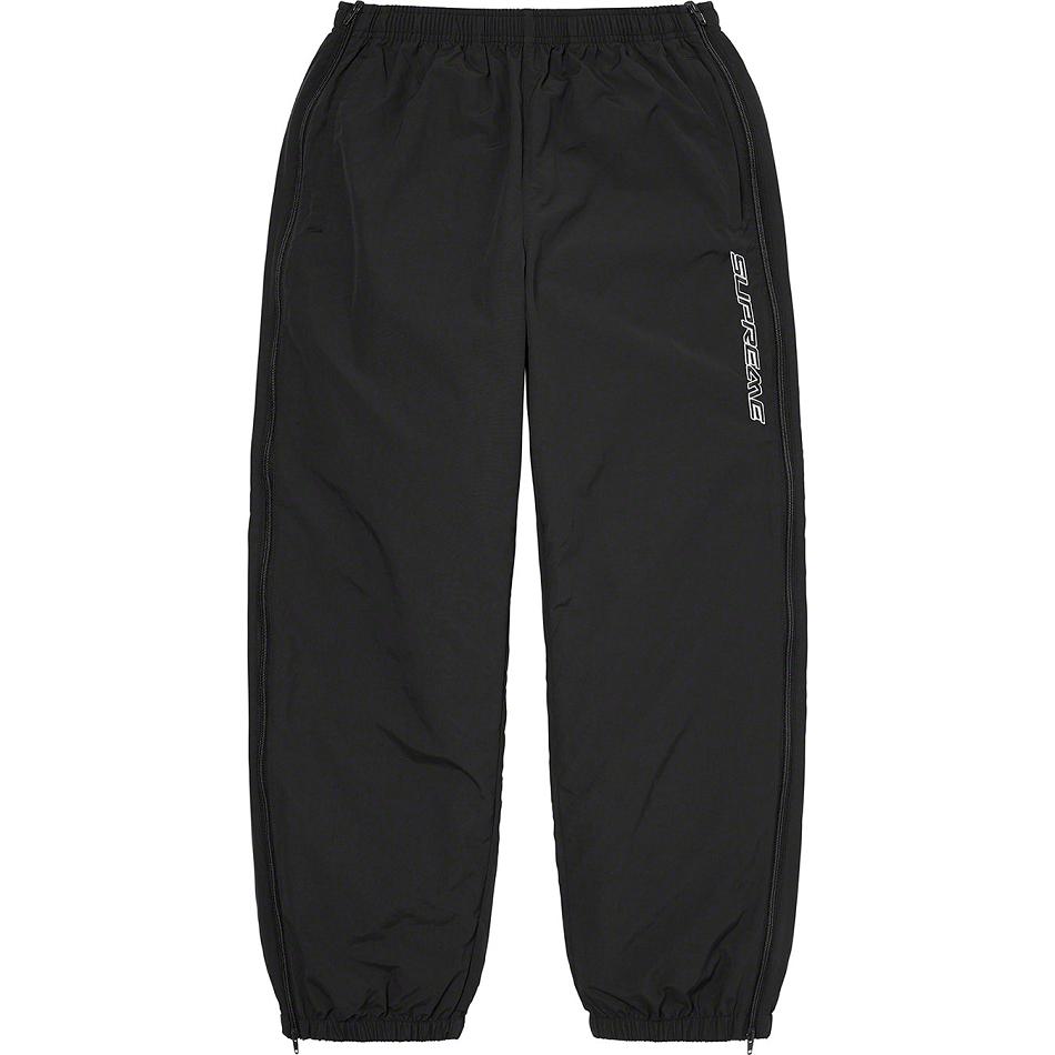 Supreme Full Zip Baggy Warm Up Pant Hose Schwarz | DE432RW