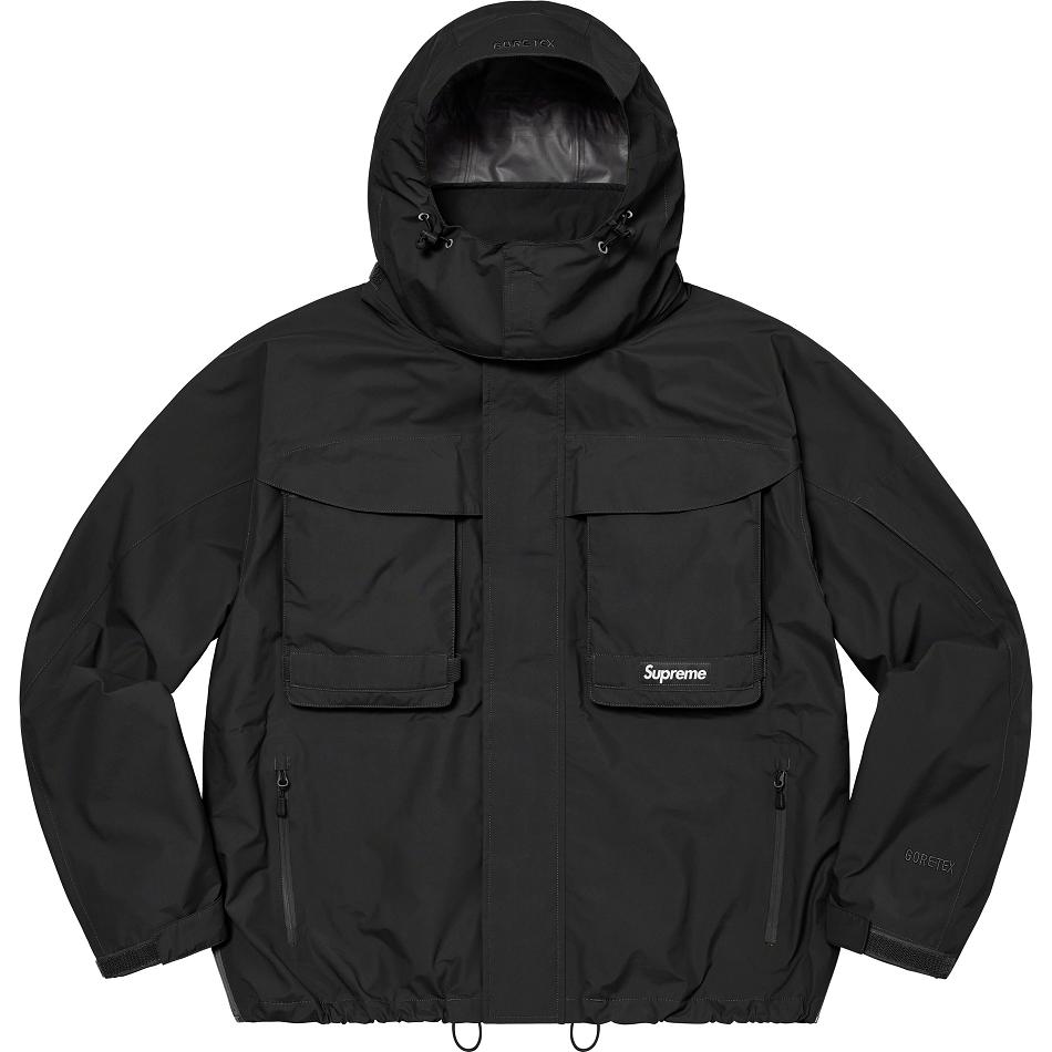 Supreme GORE-TEX PACLITE® Laufschuhe Shell Jacke Schwarz | DE447LH