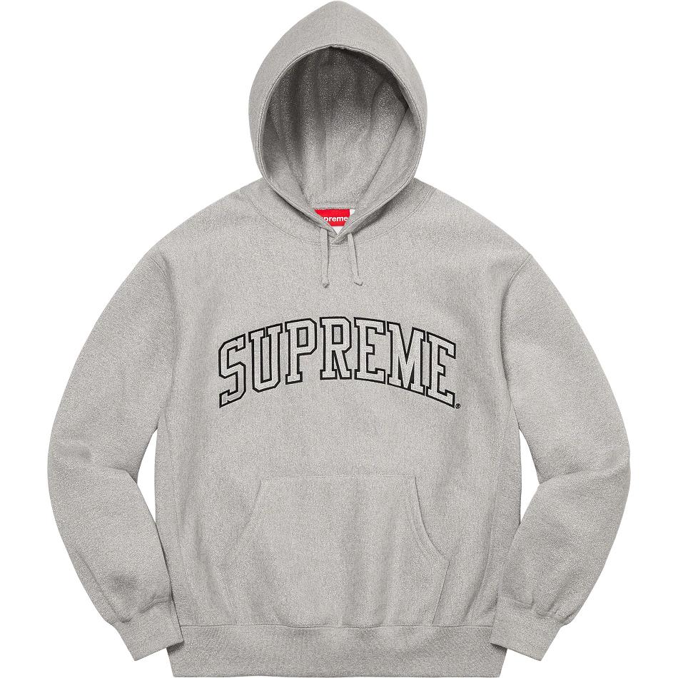 Supreme Glitter Arc Mit Kapuze Sweatshirts Grau | DE299QZ