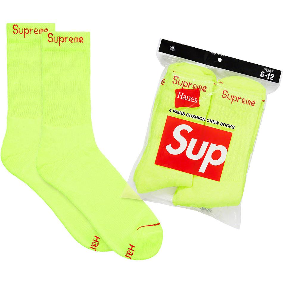 Supreme Hanes® Crew Socks (4 Pack) Socken Grün | DE103DN