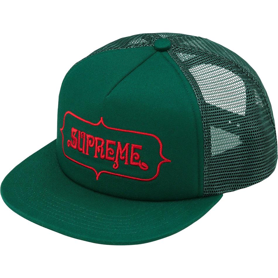 Supreme Highest Mesh Back 5-Panel Hüte Grün | DE129DN