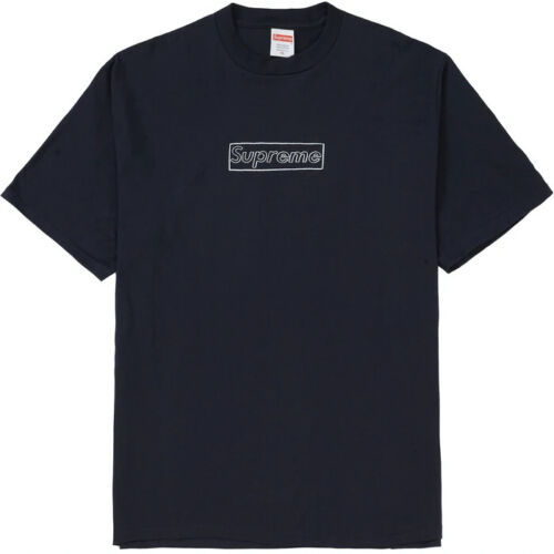 Supreme KAWS Chalk Box Logo T-shirts Schwarz | DE198RW