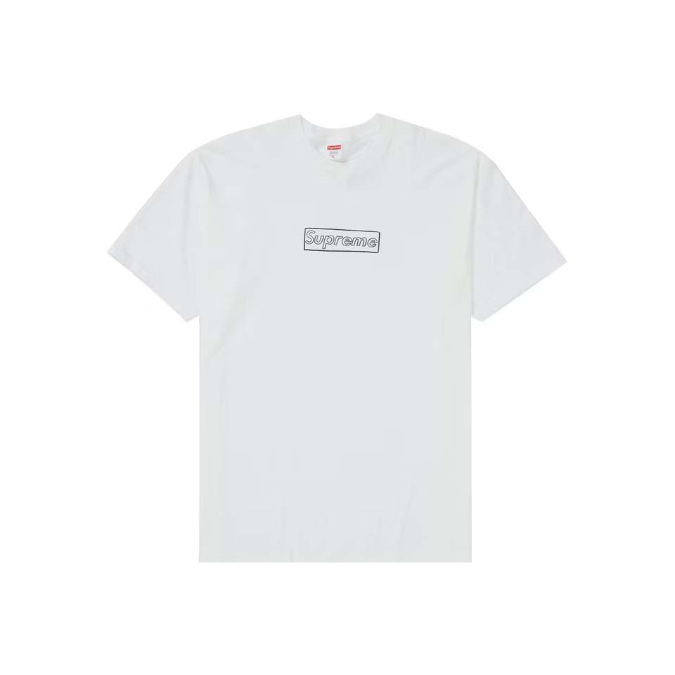 Supreme Kaws Chalk Logo T-shirts Weiß | DE197EX