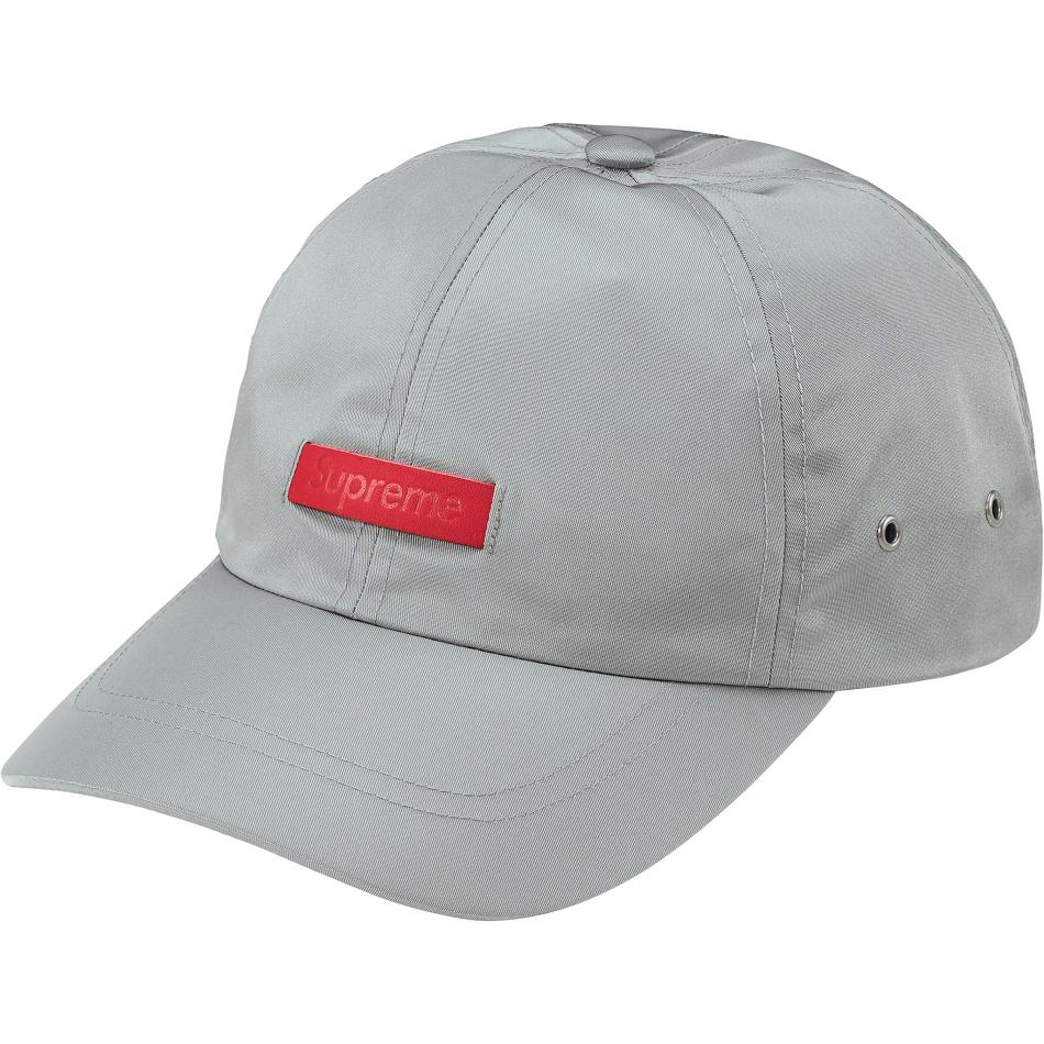 Supreme Leder Patch 6-Panel Hüte Grau | DE119EX