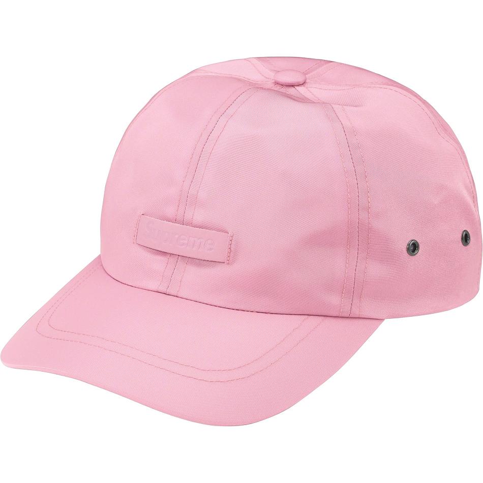 Supreme Leder Patch 6-Panel Hüte Rosa | DE123UT