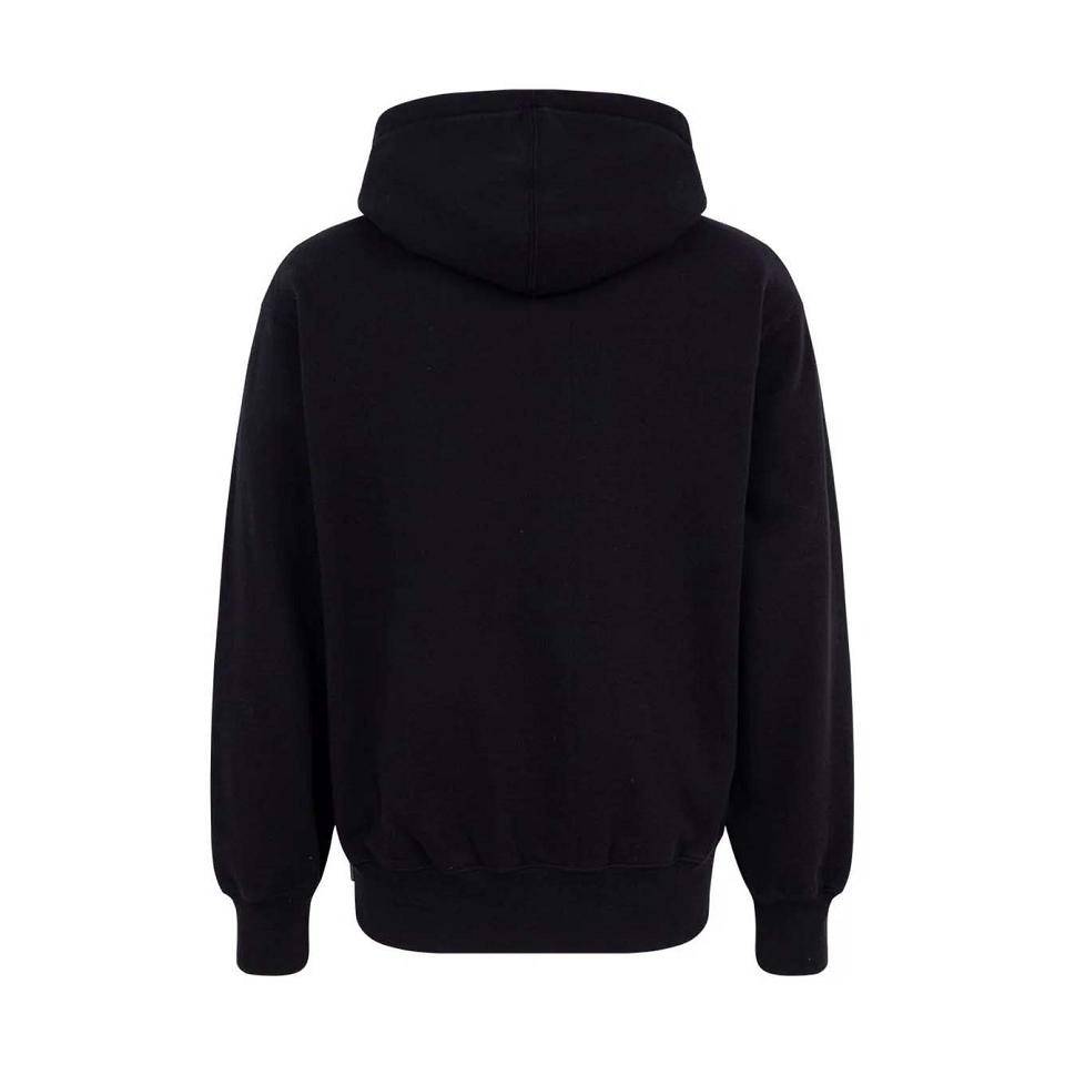 Supreme Logo Embroide Hoodie Schwarz | DE473LH