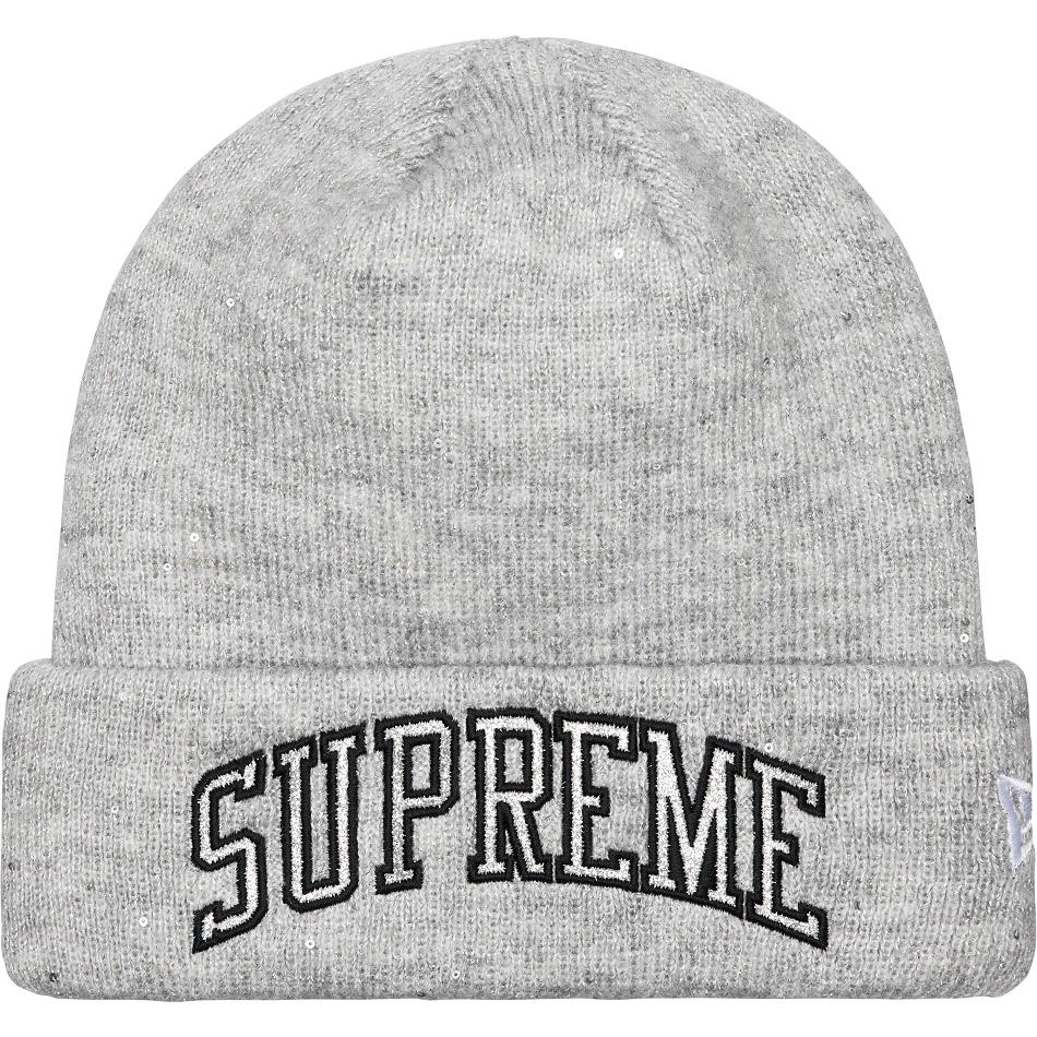 Supreme New Era® Metallic Arc Beanie Hüte Grau | DE148YU