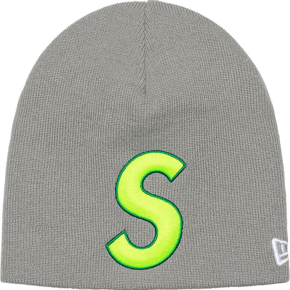 Supreme New Era® S Logo Beanie Hüte Grau | DE151OR