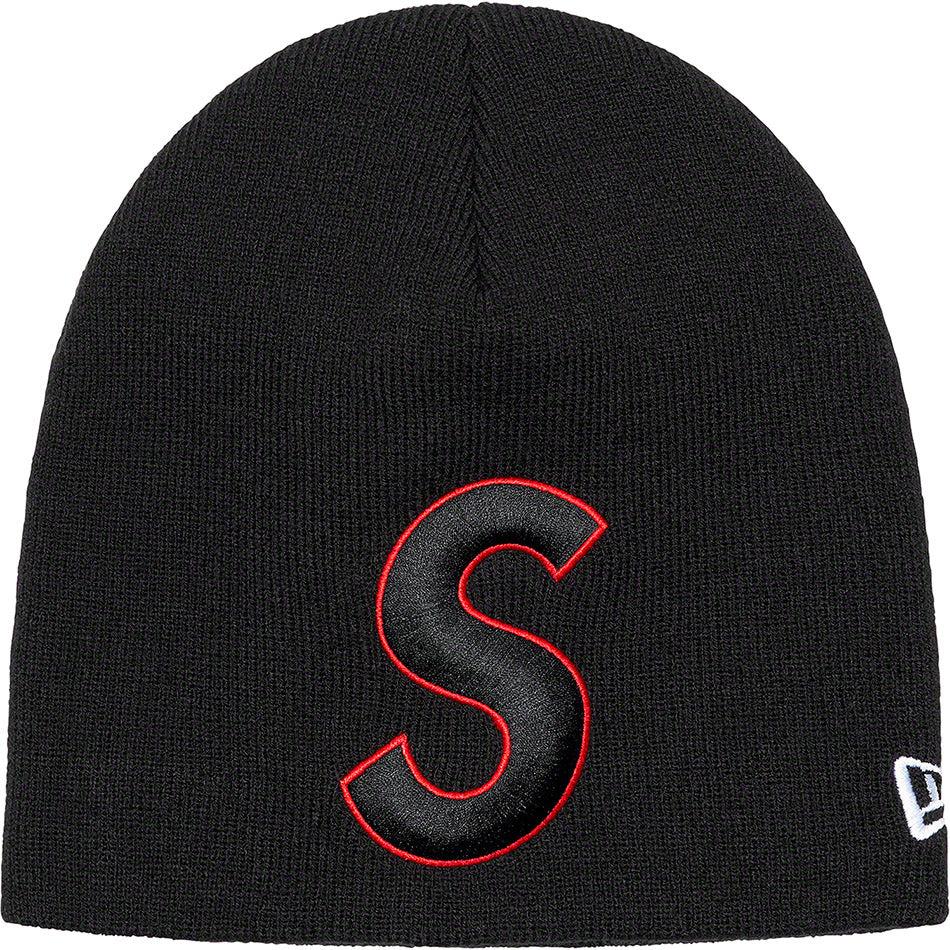 Supreme New Era® S Logo Beanie Hüte Schwarz | DE152PQ