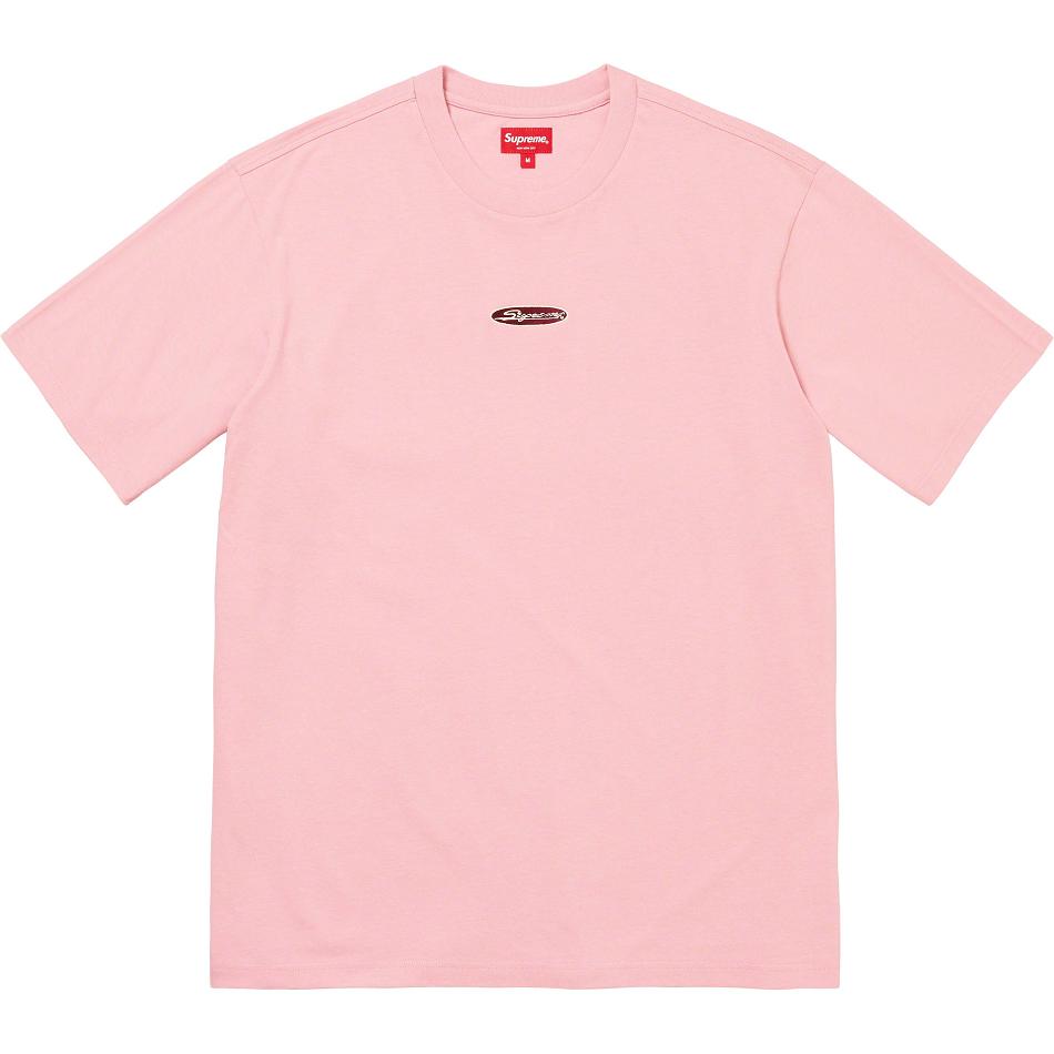 Supreme Oval Logo S/S Top Pullover Rosa | DE335AP