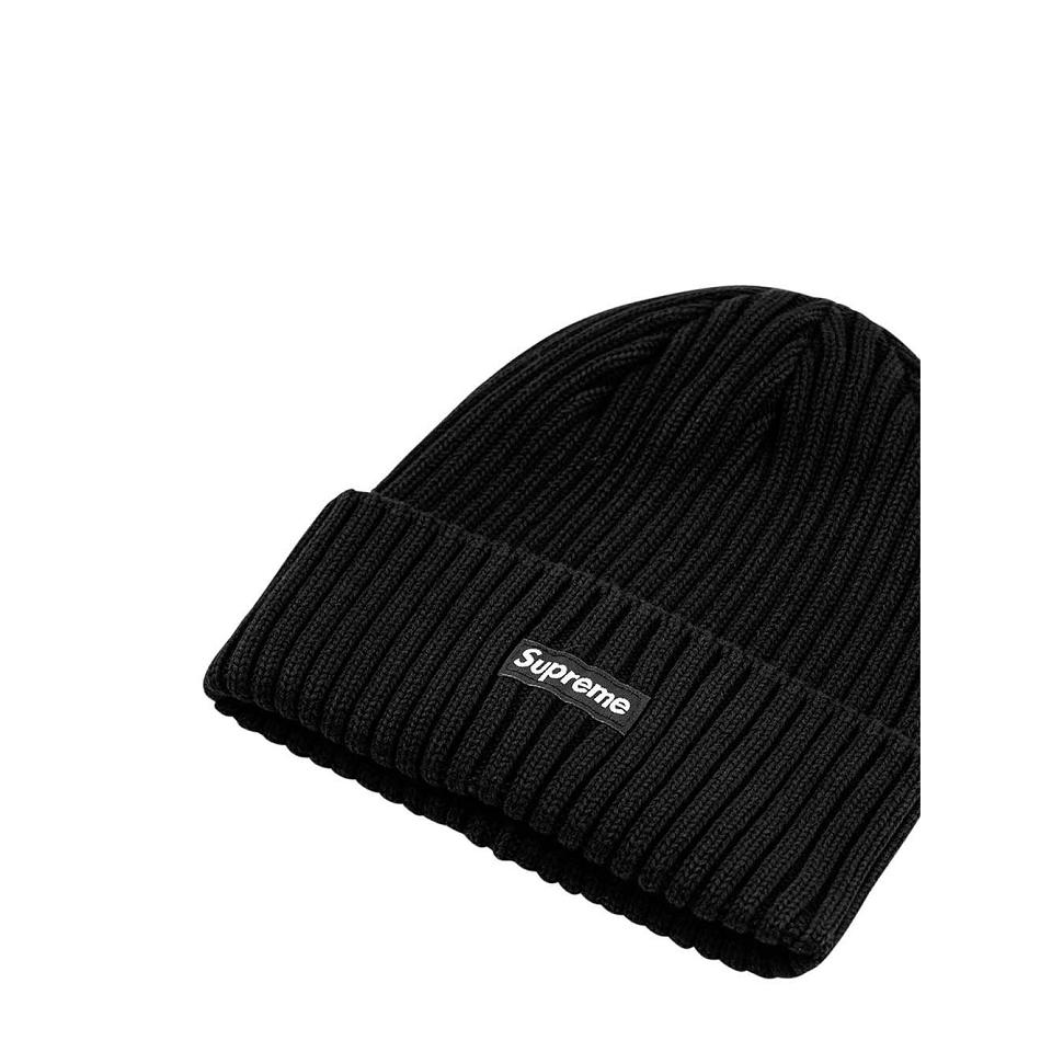 Supreme Overdyed Logo Beanie Hüte Schwarz | DE108KI