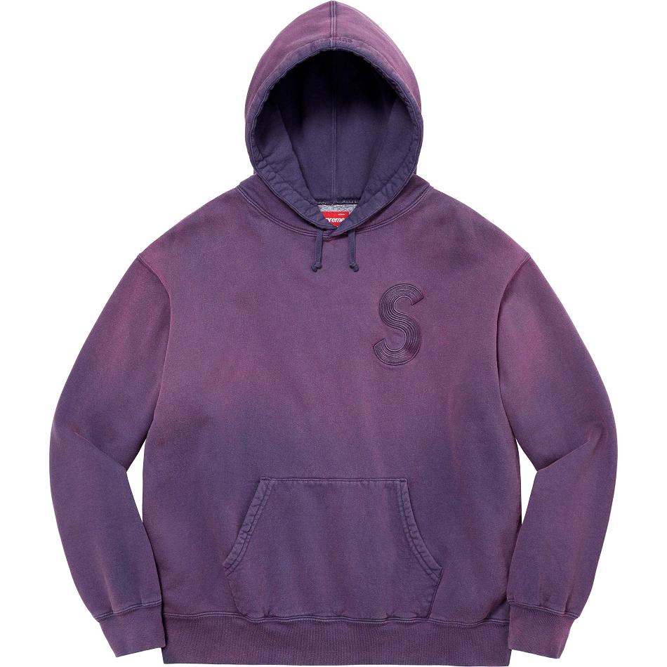 Supreme Overdyed S Logo Mit Kapuze Sweatshirts Lila | DE276RW