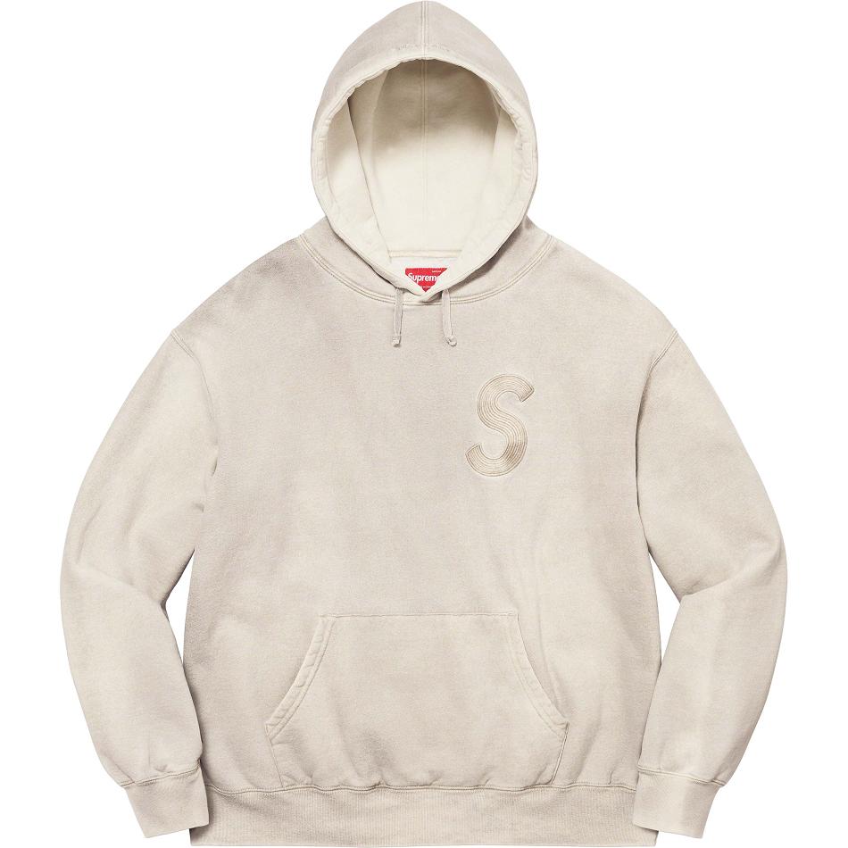 Supreme Overdyed S Logo Mit Kapuze Sweatshirts Weiß | DE279UT