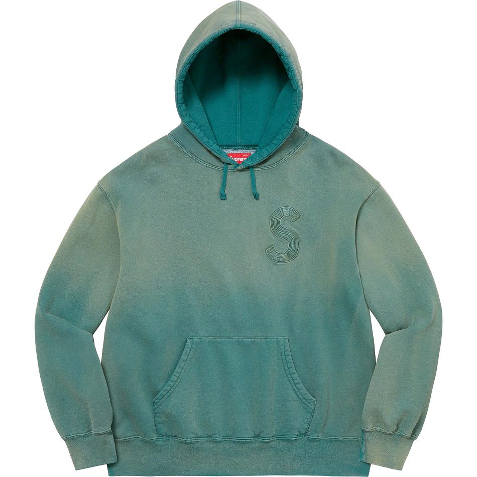 Supreme Overdyed S Logo Mit Kapuze Sweatshirts Navy | DE280IS