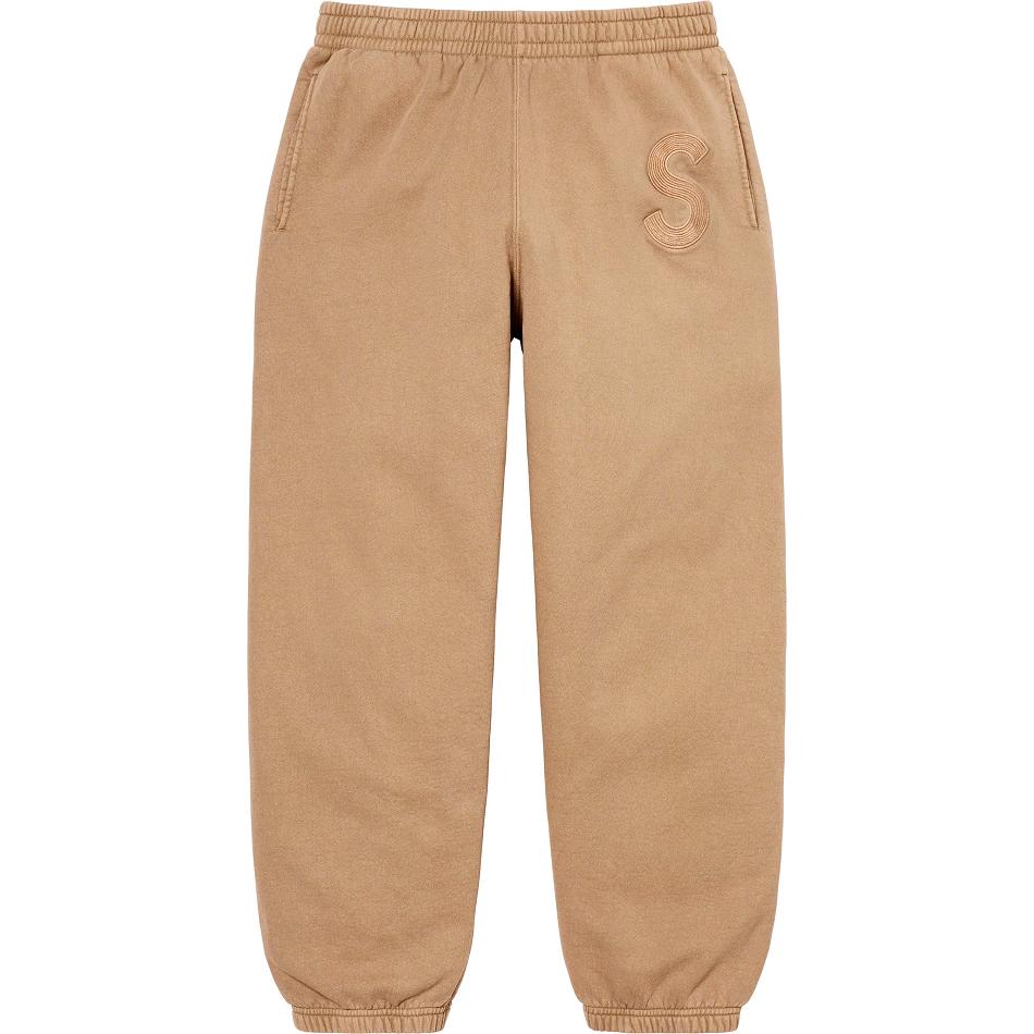 Supreme Overdyed S Logo Sweatpant Hose Braun | DE405EX