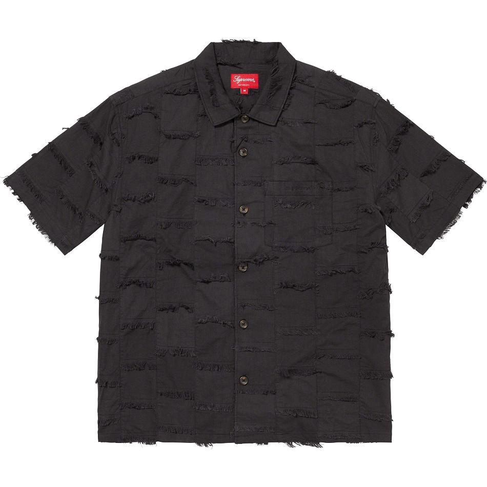 Supreme Patchwork S/S Hemd Schwarz | DE376MA