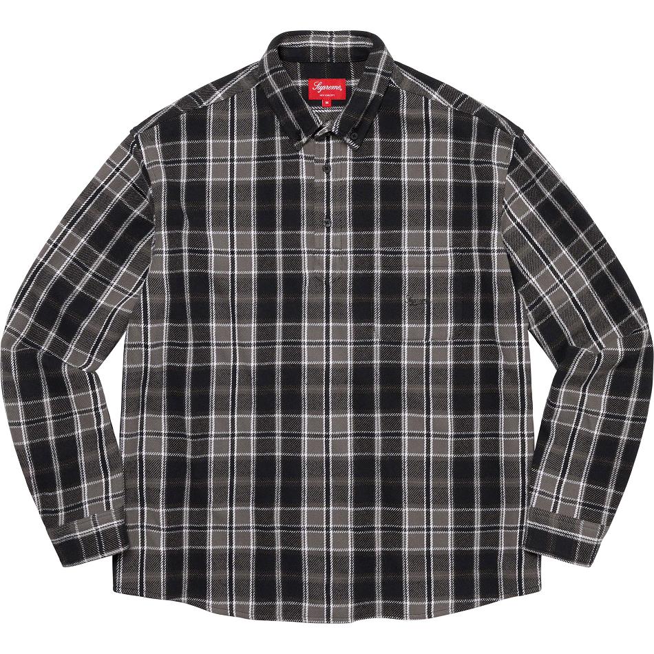 Supreme Pullover Plaid Flannel Hemd Schwarz | DE379EX