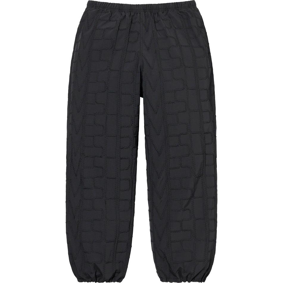 Supreme Repeat Stitch Track Pant Hose Schwarz | DE400BC