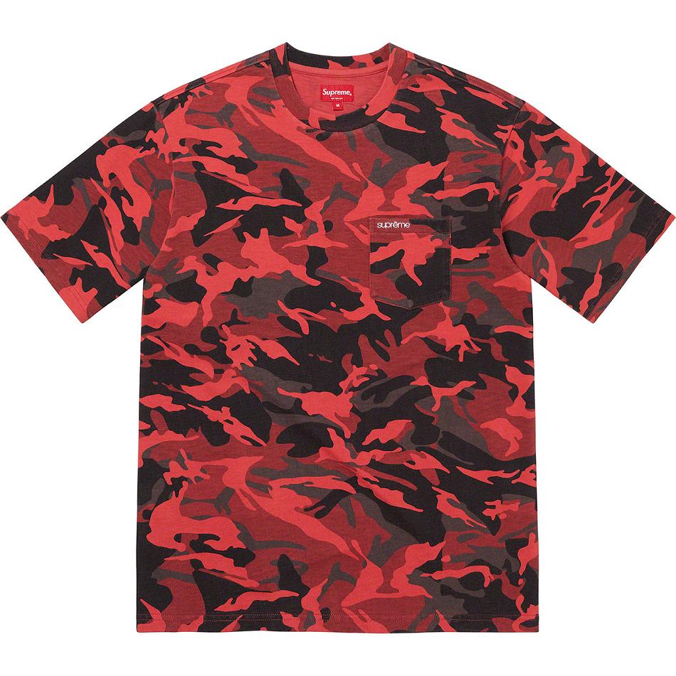 Supreme S/S Pocket Tee Pullover Rot | DE318ZG