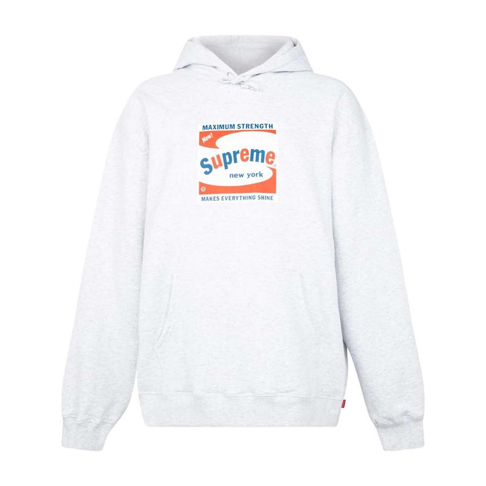 Supreme Shine Logo Print Hoodie Weiß | DE468FM