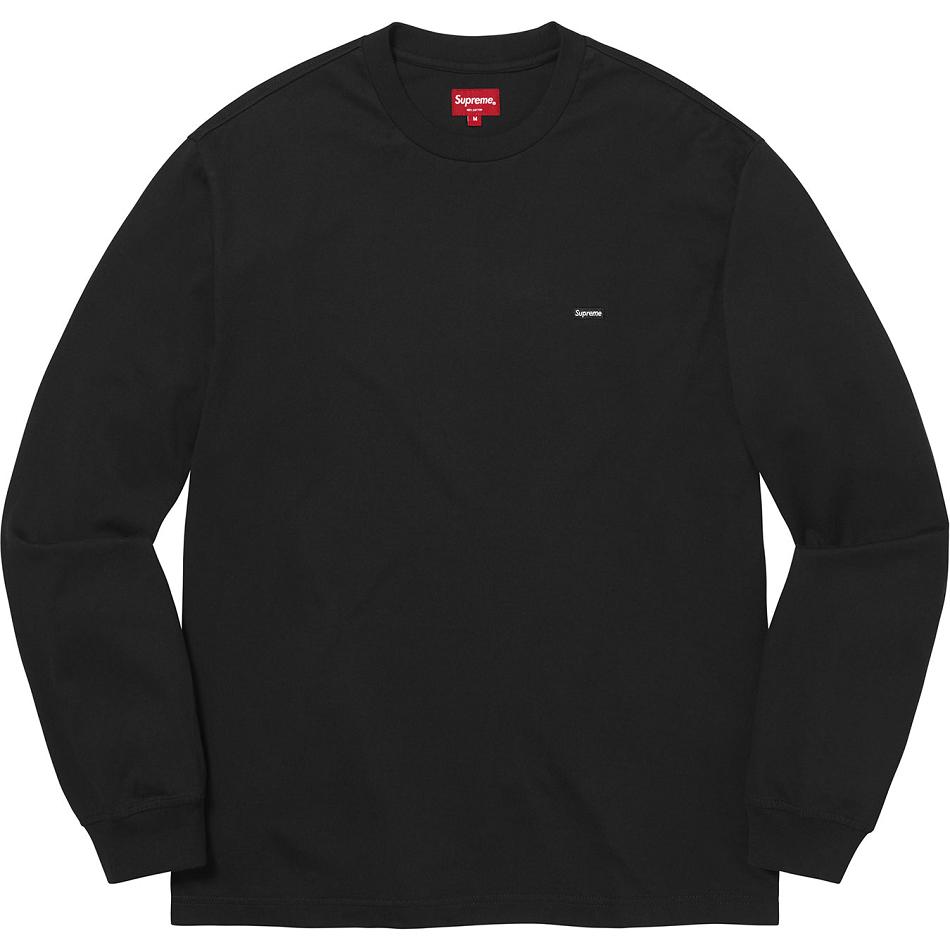 Supreme Small Box L/S Tee Pullover Schwarz | DE342KI