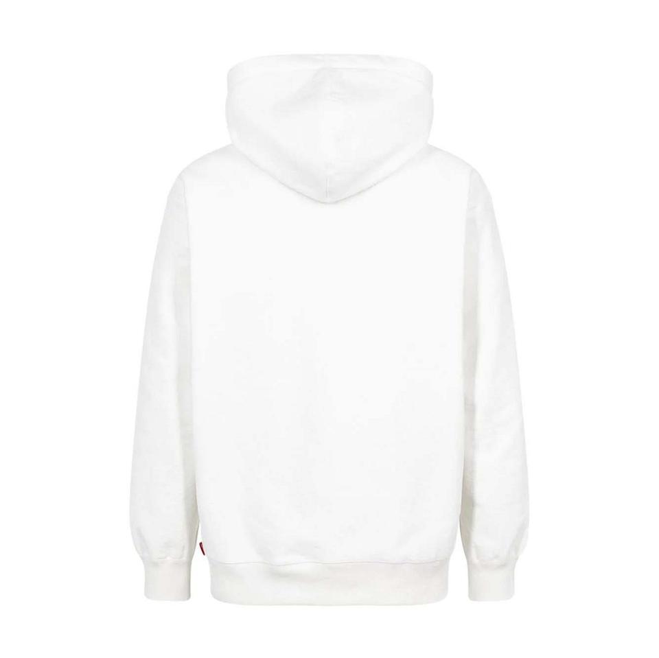 Supreme Spitze Detail Logo Hoodie Weiß | DE475XF