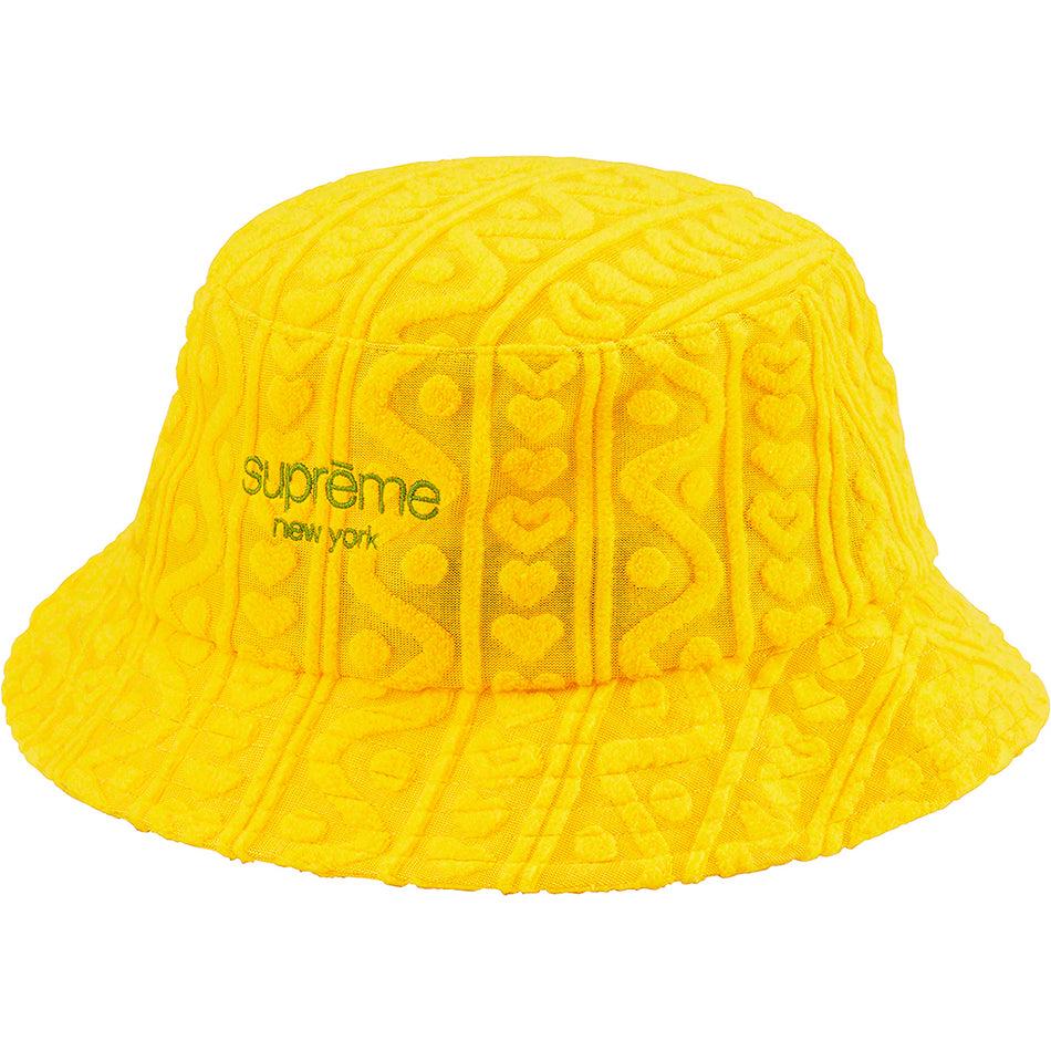 Supreme Terry Pattern Crusher Hüte Gelb | DE139VD