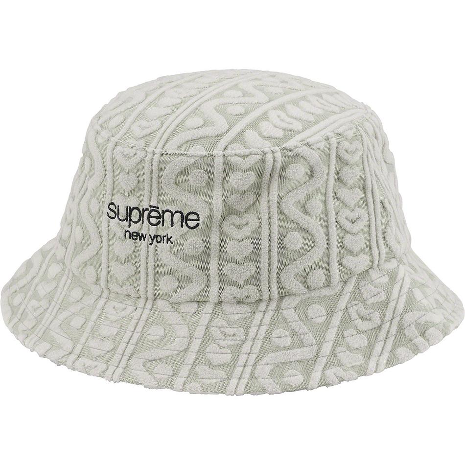 Supreme Terry Pattern Crusher Hüte Grau | DE140BC