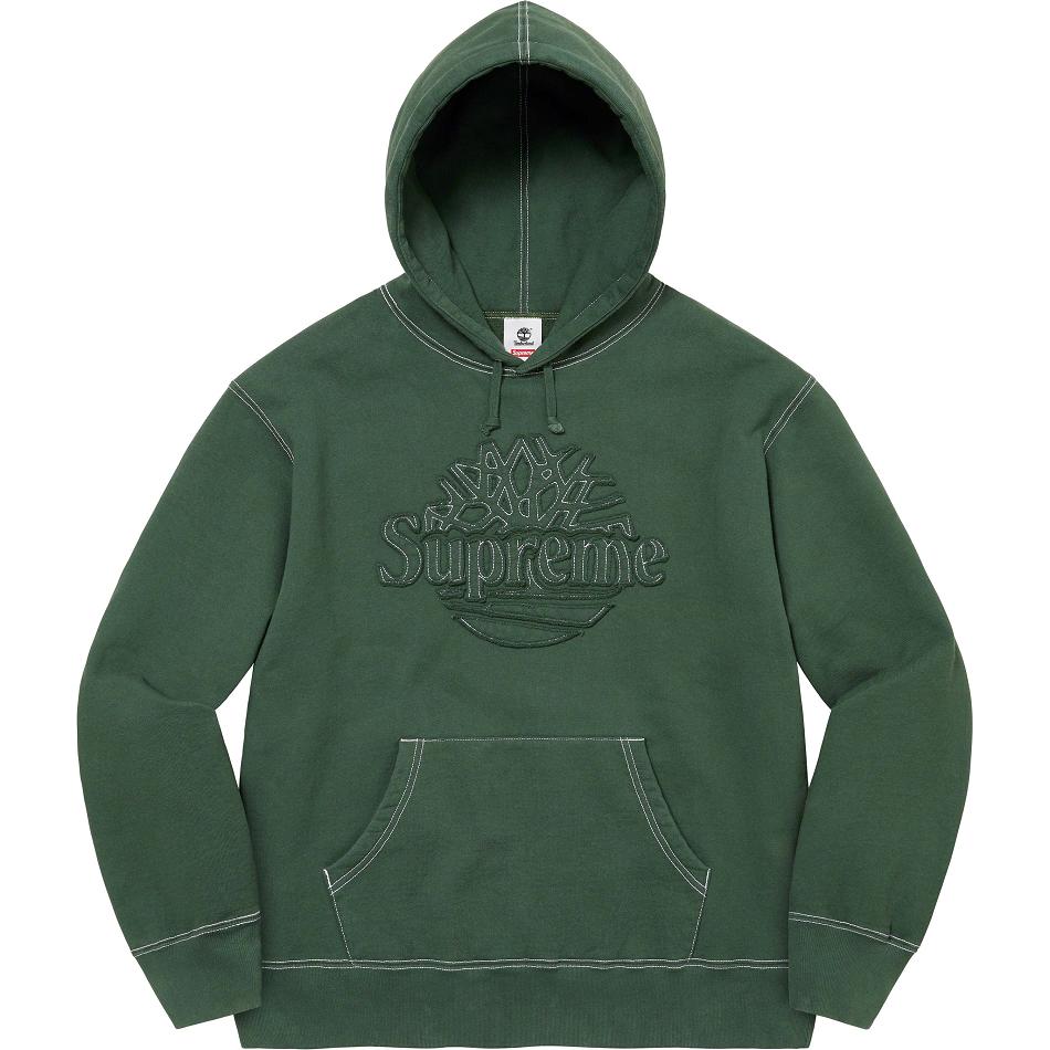 Supreme Timberland® Mit Kapuze Sweatshirts Grün | DE303TV