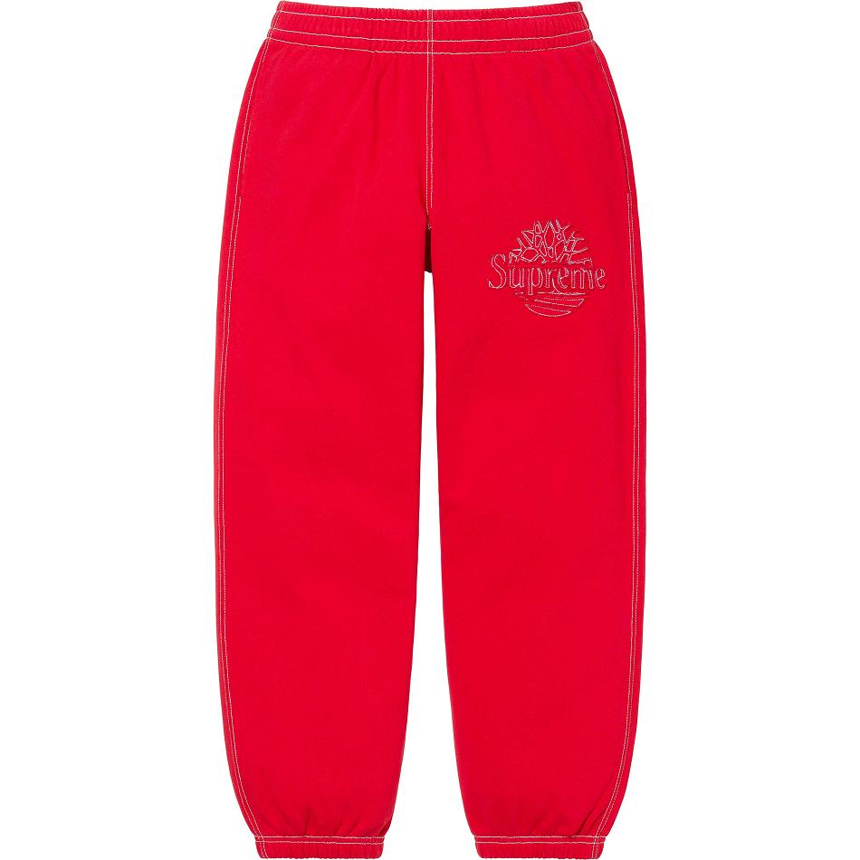 Supreme Timberland® Sweatpant Hose Rot | DE409UT