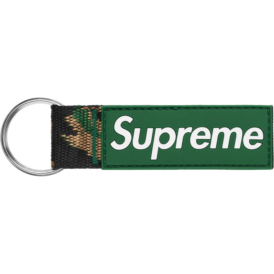 Supreme Webbing Keychain Accessoires Grün | DE184HK