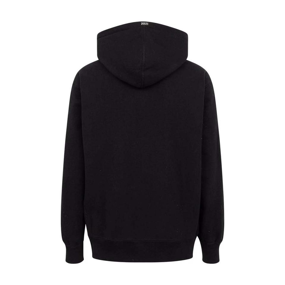 Supreme White Logo Hoodie Schwarz | DE461UT