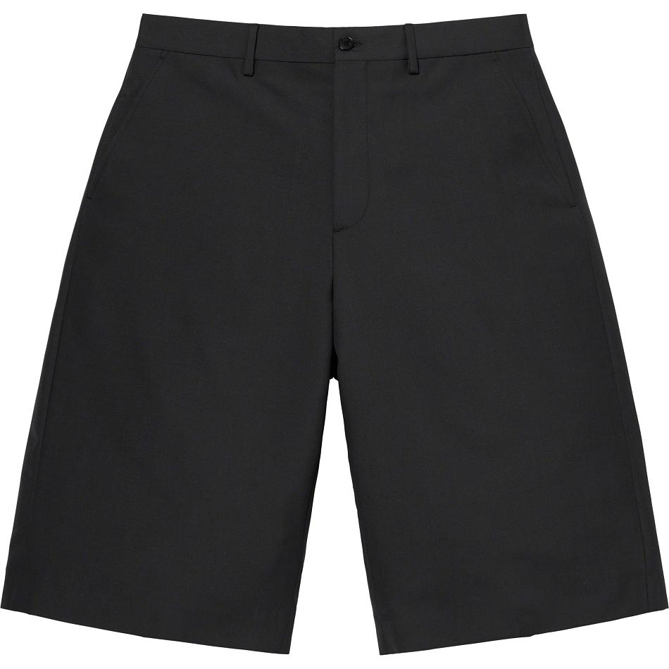 Supreme Wolle Trouser Kurze Hose Schwarz | DE354RW