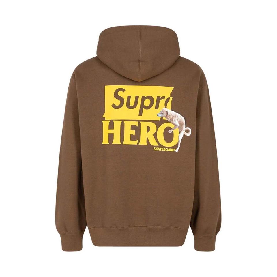 Supreme X Antihero Hoodie Braun | DE460YU