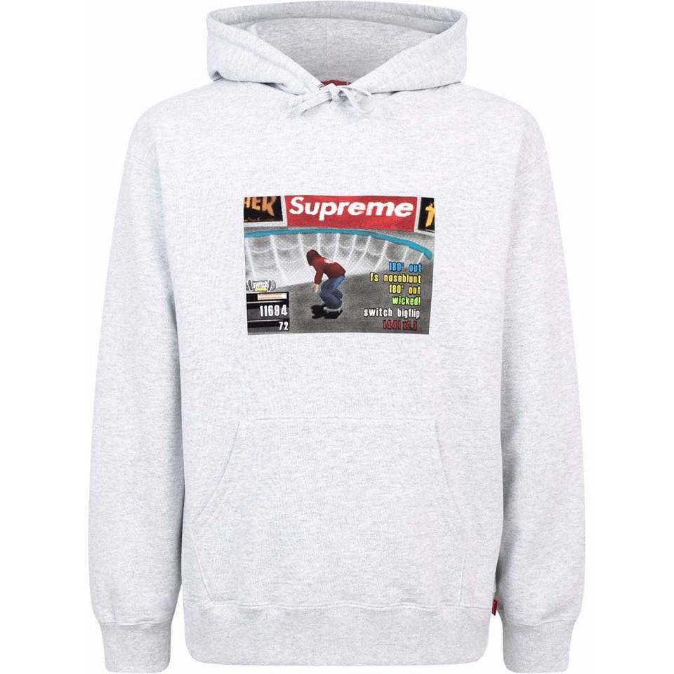 Supreme X Thrasher Logo Print “FW21” Hoodie Grau | DE455QZ