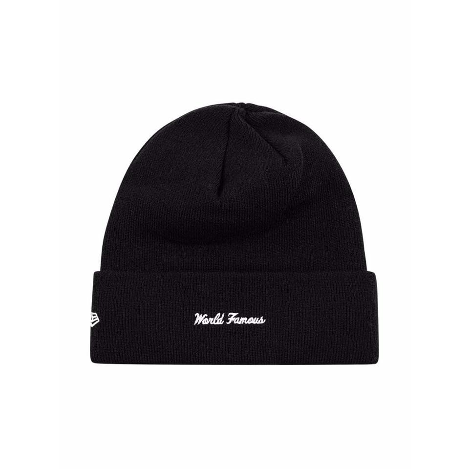 Supreme x New Era Box Logo Beanie Hüte Schwarz | DE106HK