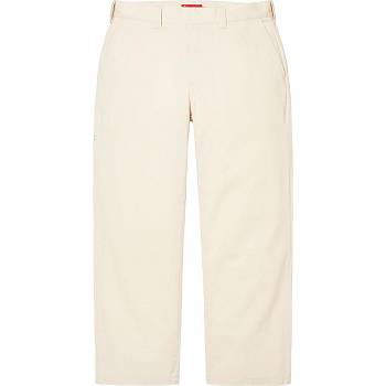 Supreme Arbeits Pant Hose Weiß | DE422ZG