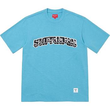 Supreme Block Arc S/S Top Pullover Blau | DE331UT