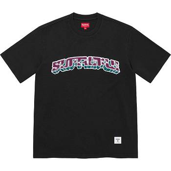 Supreme Block Arc S/S Top Pullover Schwarz | DE330YU